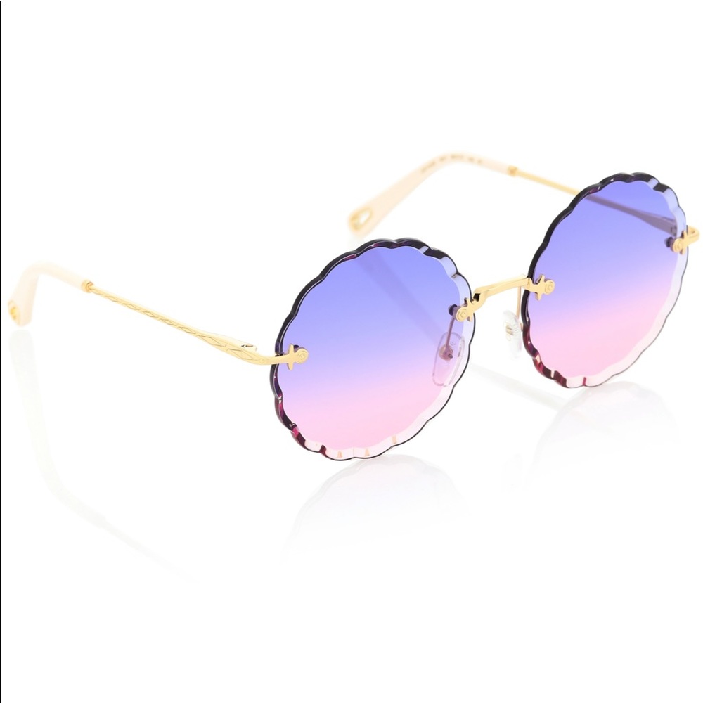 NWT Chloe rosie 60mm scalloped sunglasses